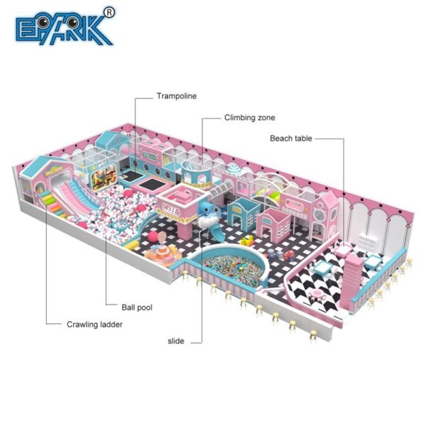 Customizable Indoor Playground Equipment For Children Factory Price - Image 3
