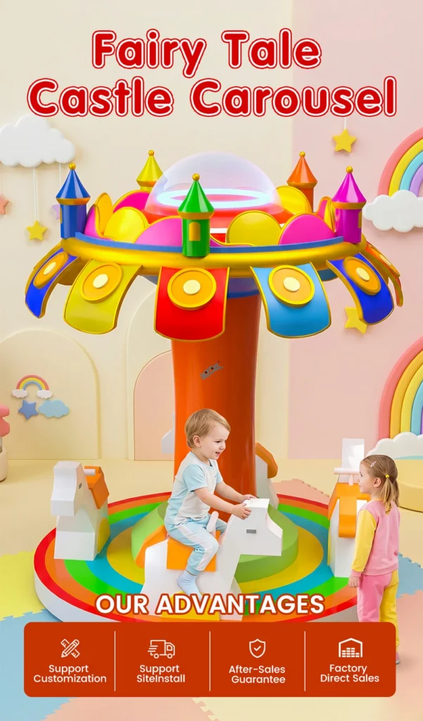 soft play type indoor climbing set for toddlers