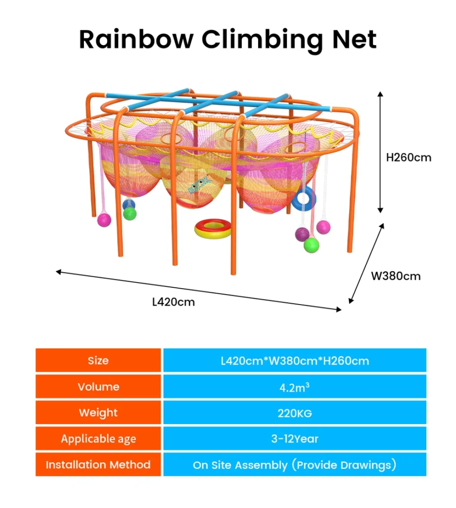 soft play type indoor climbing set for toddlers