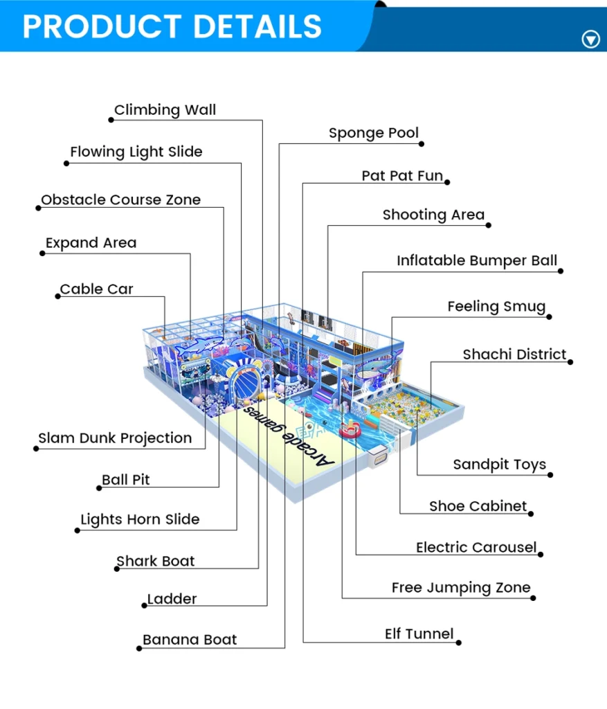 indoor playground equipment prices for business